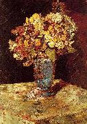 Monticelli, Adolphe-Joseph Still Life with Wild and Garden Flowers Spain oil painting artist